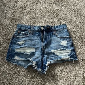 Aeropostale ripped jean shorts